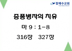 중풍병자의 치유 (마 9:1-8)