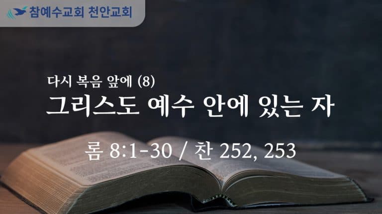그리스도 예수안에 있는자 (롬 8:1-30)