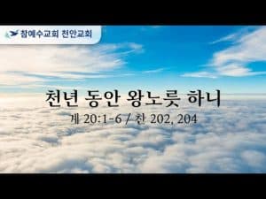 천년 동안 왕노릇 하니 (계 20:1-6)