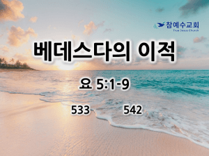 베데스다의 이적 (요 5:1-9)