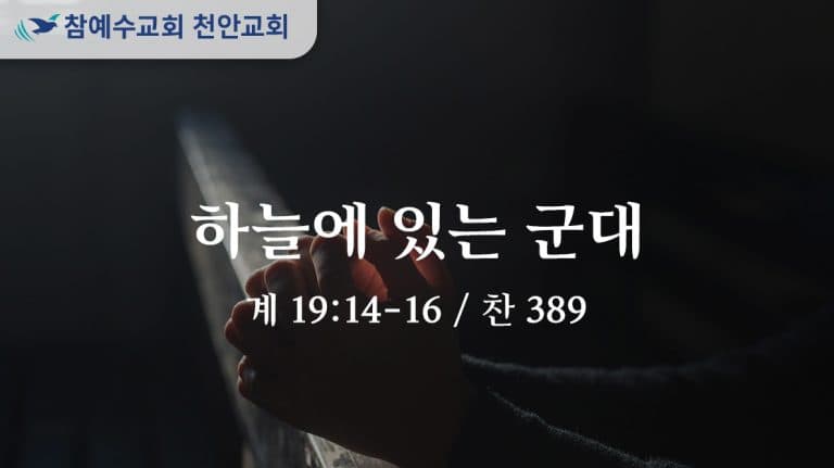 하늘에 있는 군대 (계 19:14-16)