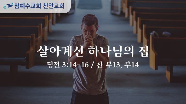 살아계신 하나님의 집 (딤전 3:14-16)
