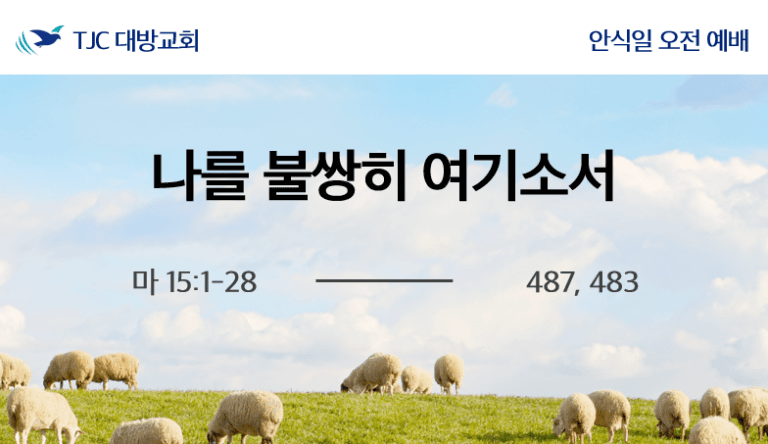 나를 불쌍히 여기소서 (마 15:21-28)